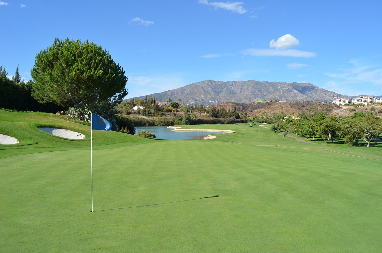 Golf green near La Alfoquia